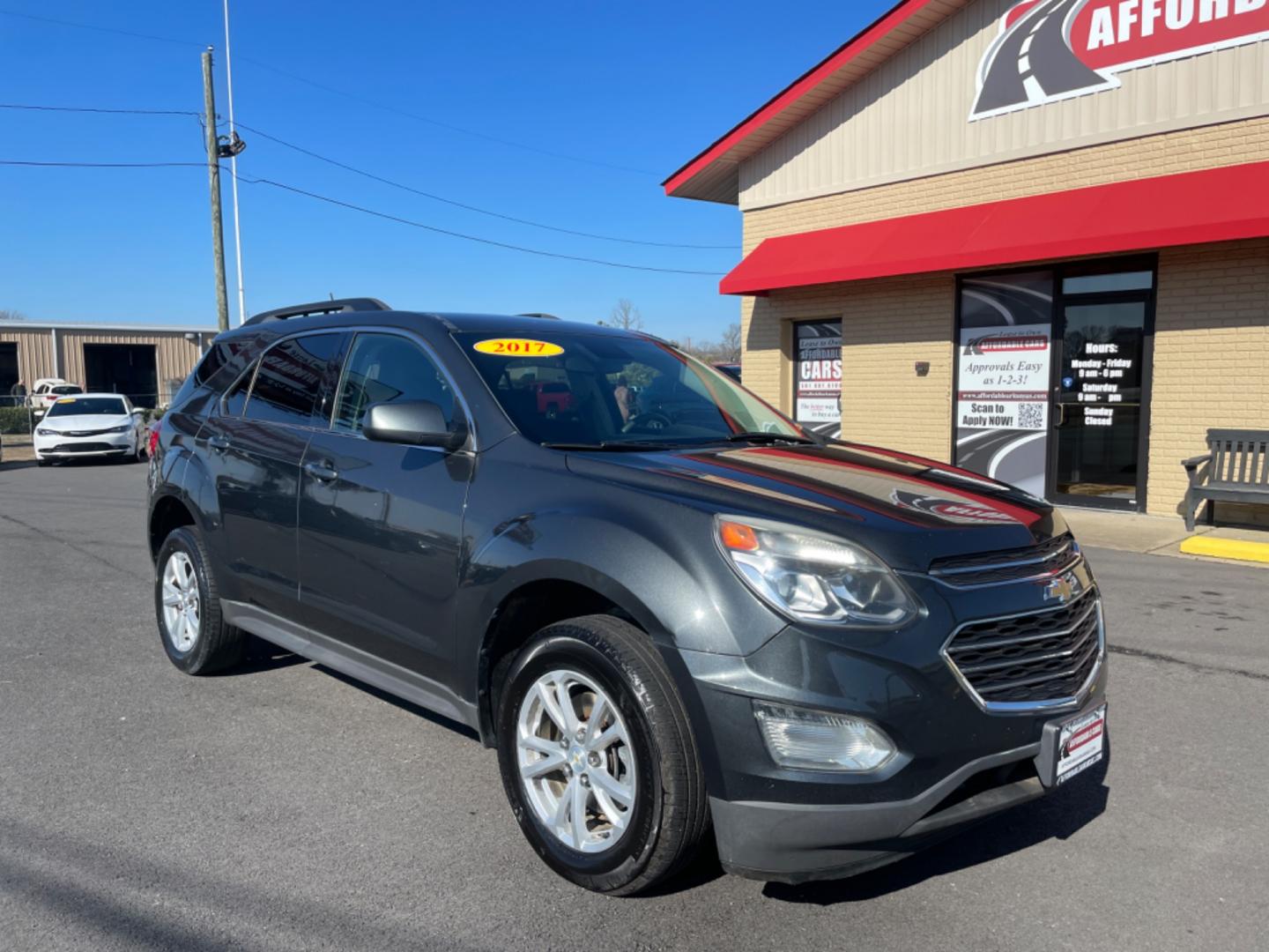 2017 Blue Chevrolet Equinox (2GNALCEK8H6) with an V6, 3.6 Liter engine, Auto, 6-Spd w/OD transmission, located at 8008 Warden Rd, Sherwood, AR, 72120, (501) 801-6100, 34.830078, -92.186684 - Photo#1